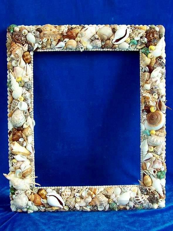 SM102 FR 017 5by7inch shell frame box Oil Paintings